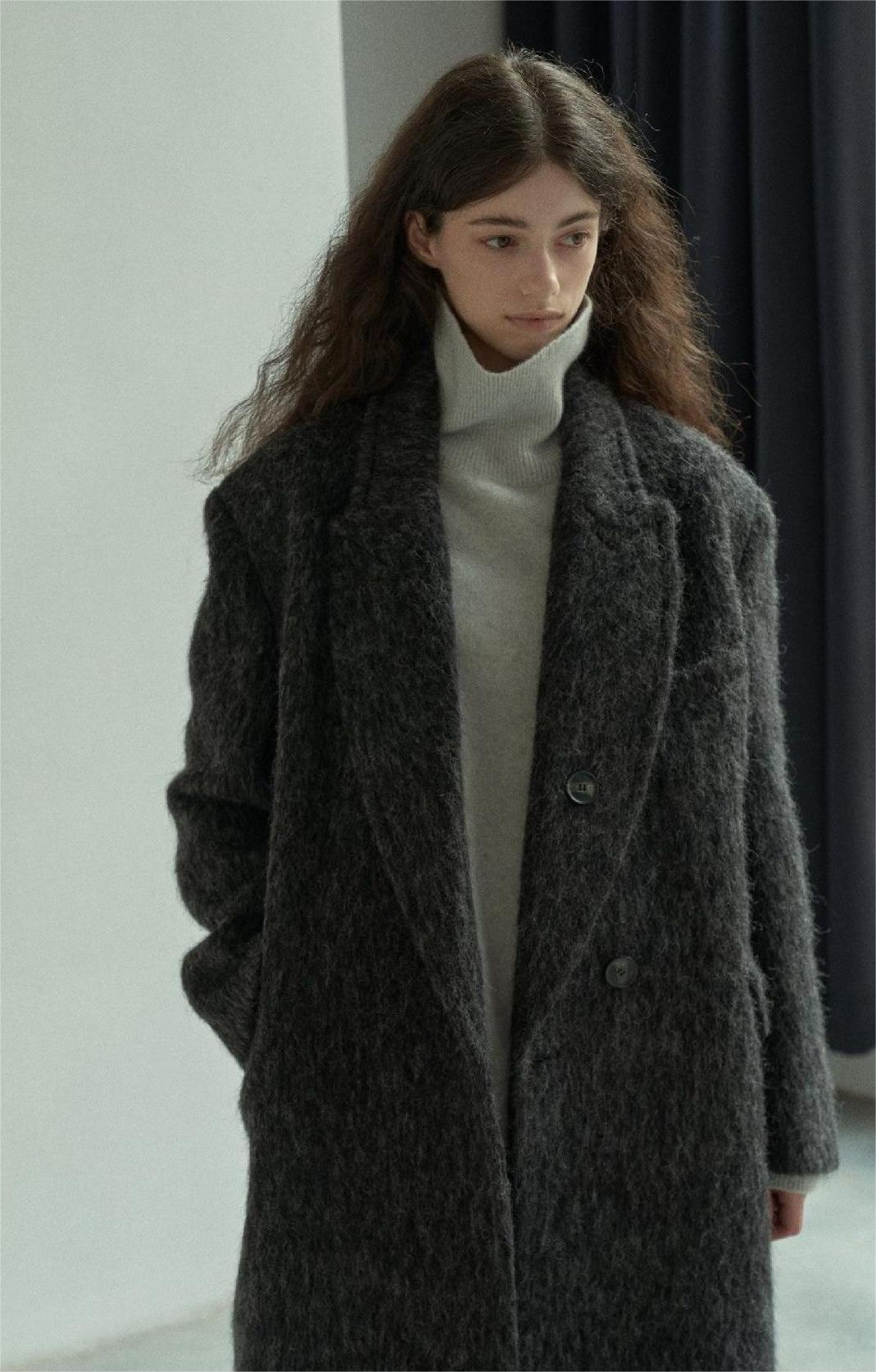 Handmade Lamb Wool Allison Overcoat
