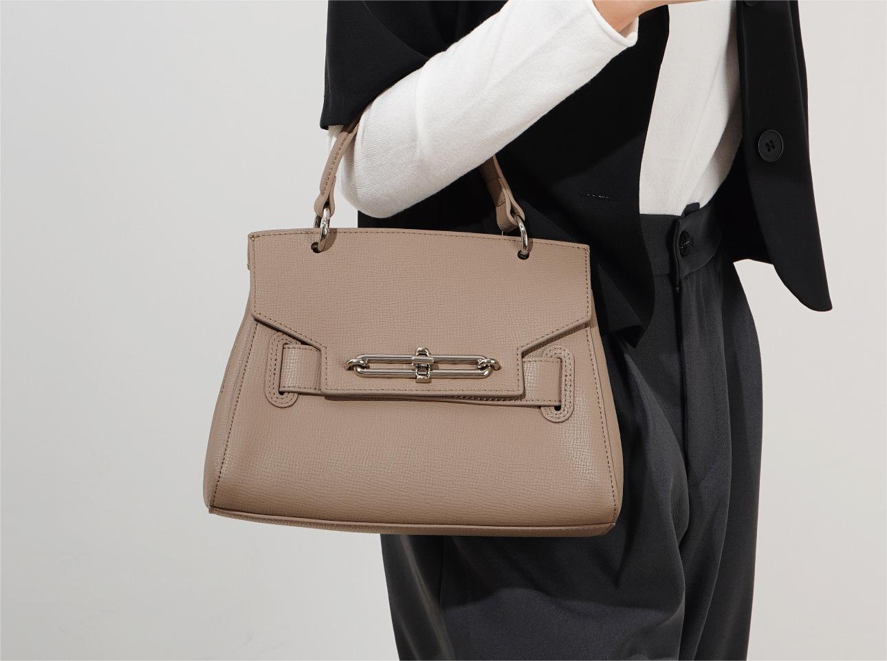First Layer Cowhide Large Calypso Bag