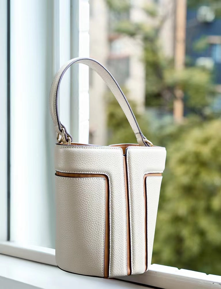 First Layer Cowhide Daphne Shoulder/Tote Bag
