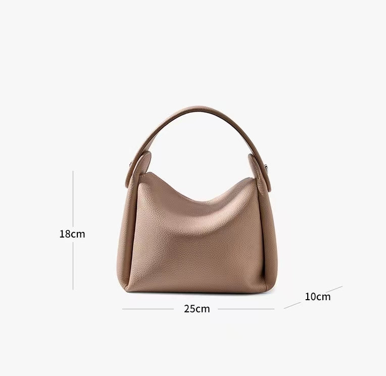 First Layer Cowhide Lena Shoulder/Tote Bag