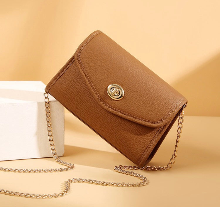 First Layer Cowhide Fawn Shoulder/Tote Bag