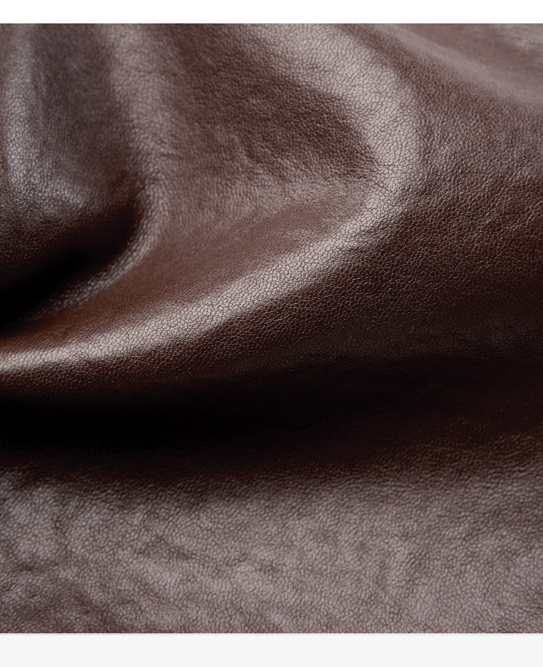 Wax Leather Shoulder - Black