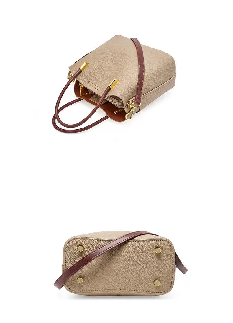 First Layer Cowhide Verna Shoulder/Tote Bag