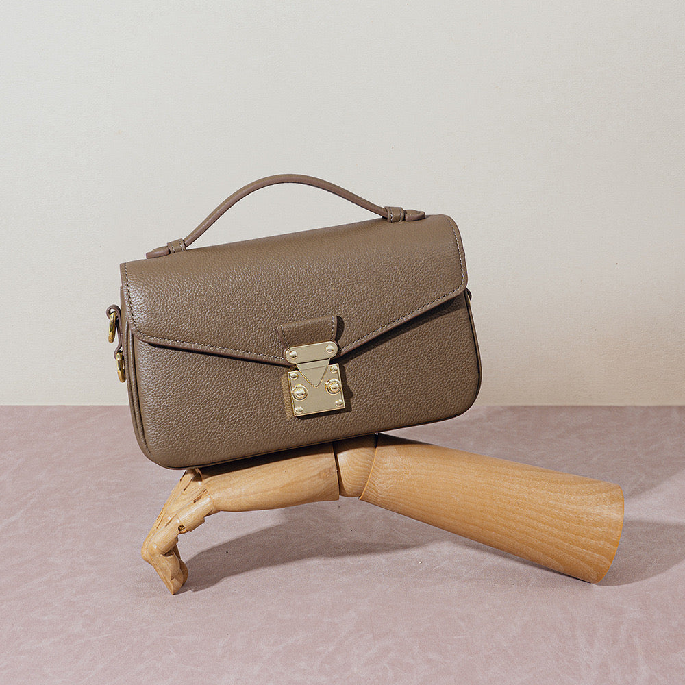 First Layer Cowhide Mirabelle Shoulder/Tote Bag