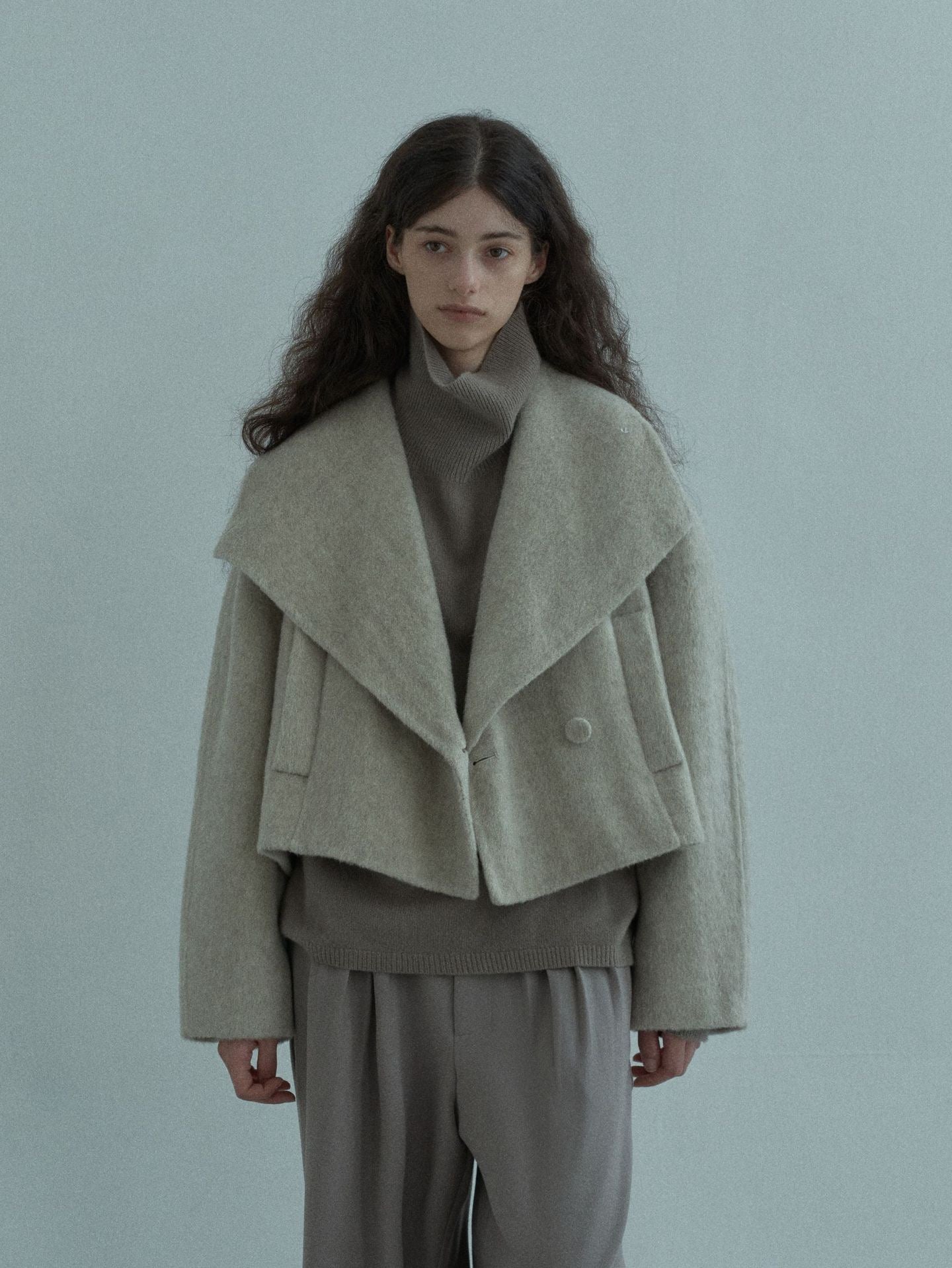 Handmade Lamb Wool Aviva Overcoat