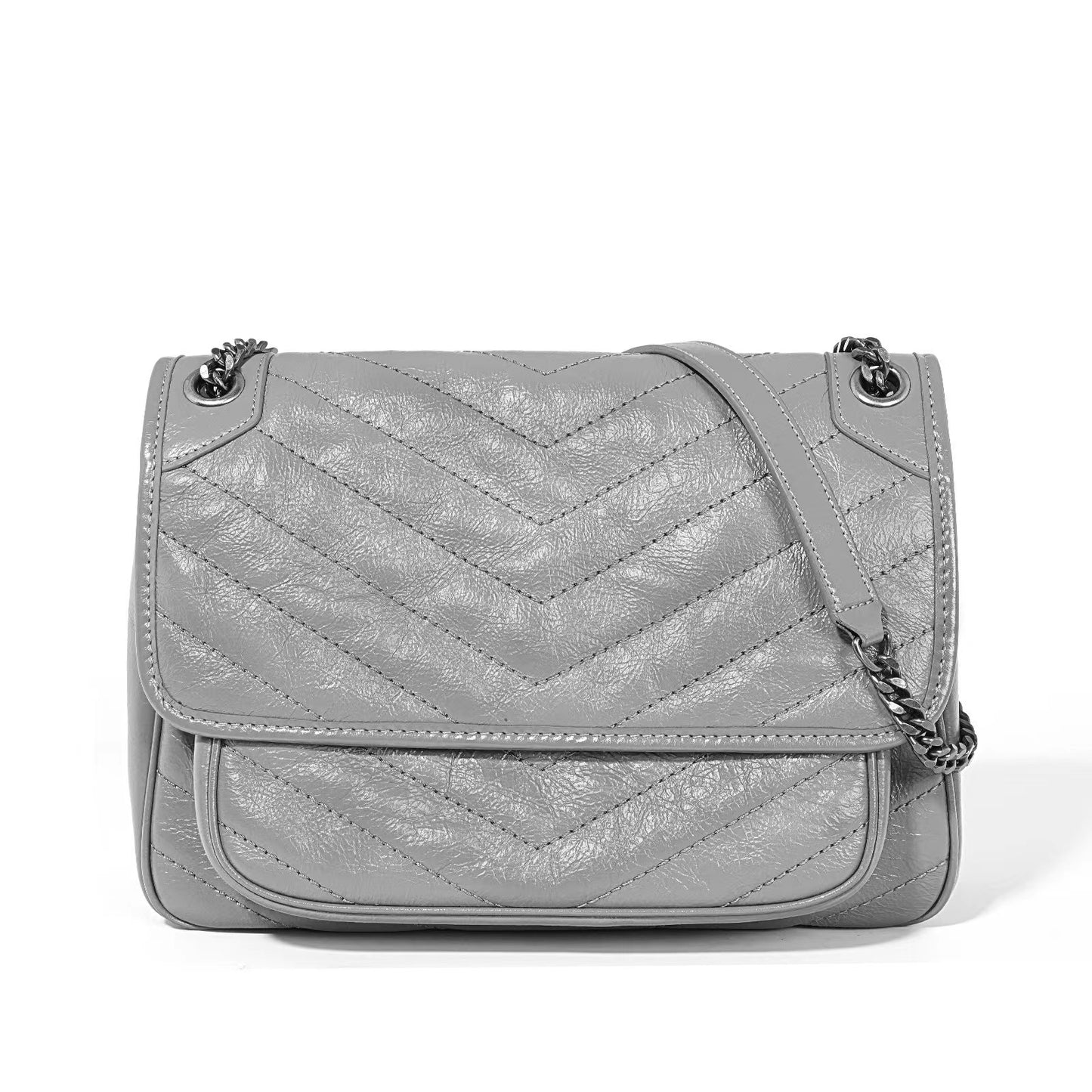 First Layer Cowhide Lennon Shoulder Bag