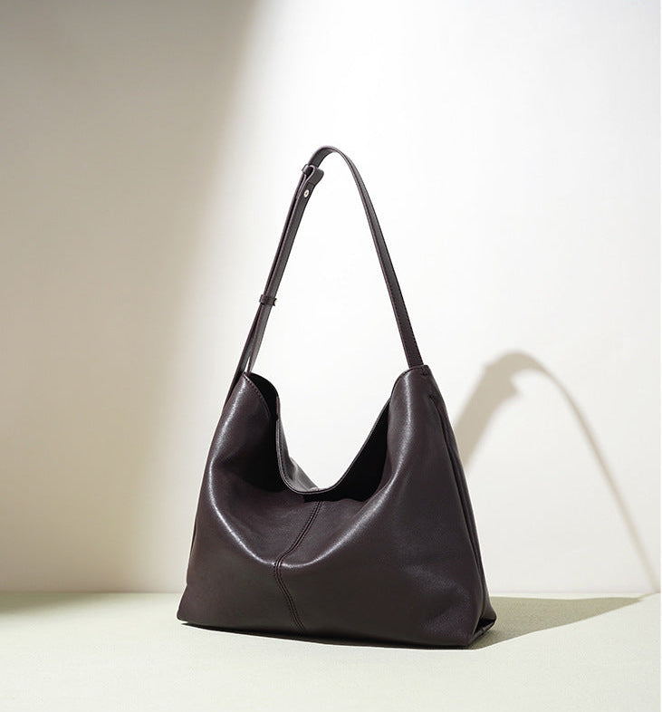 Soft Sheep Leather Shoulder - Mocha