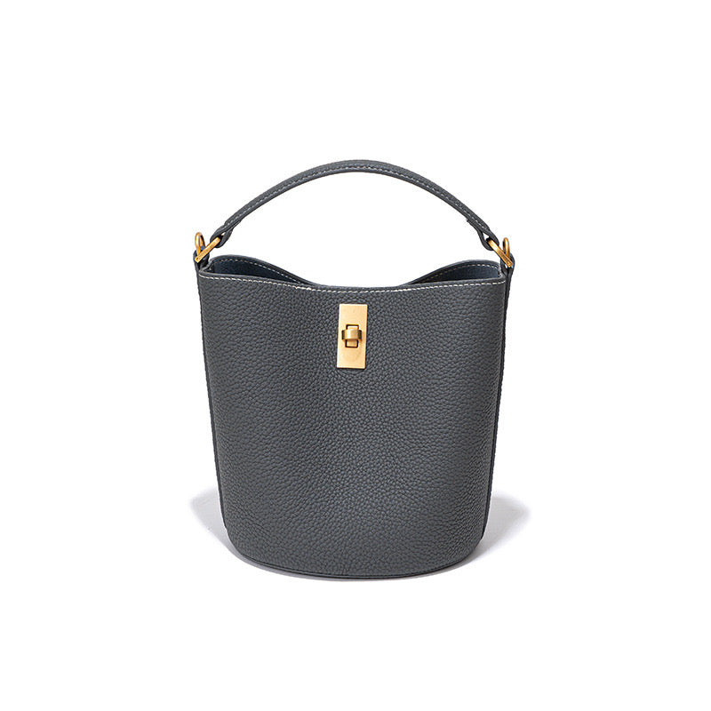 First Layer Cowhide Fanny Shoulder/Tote Bag