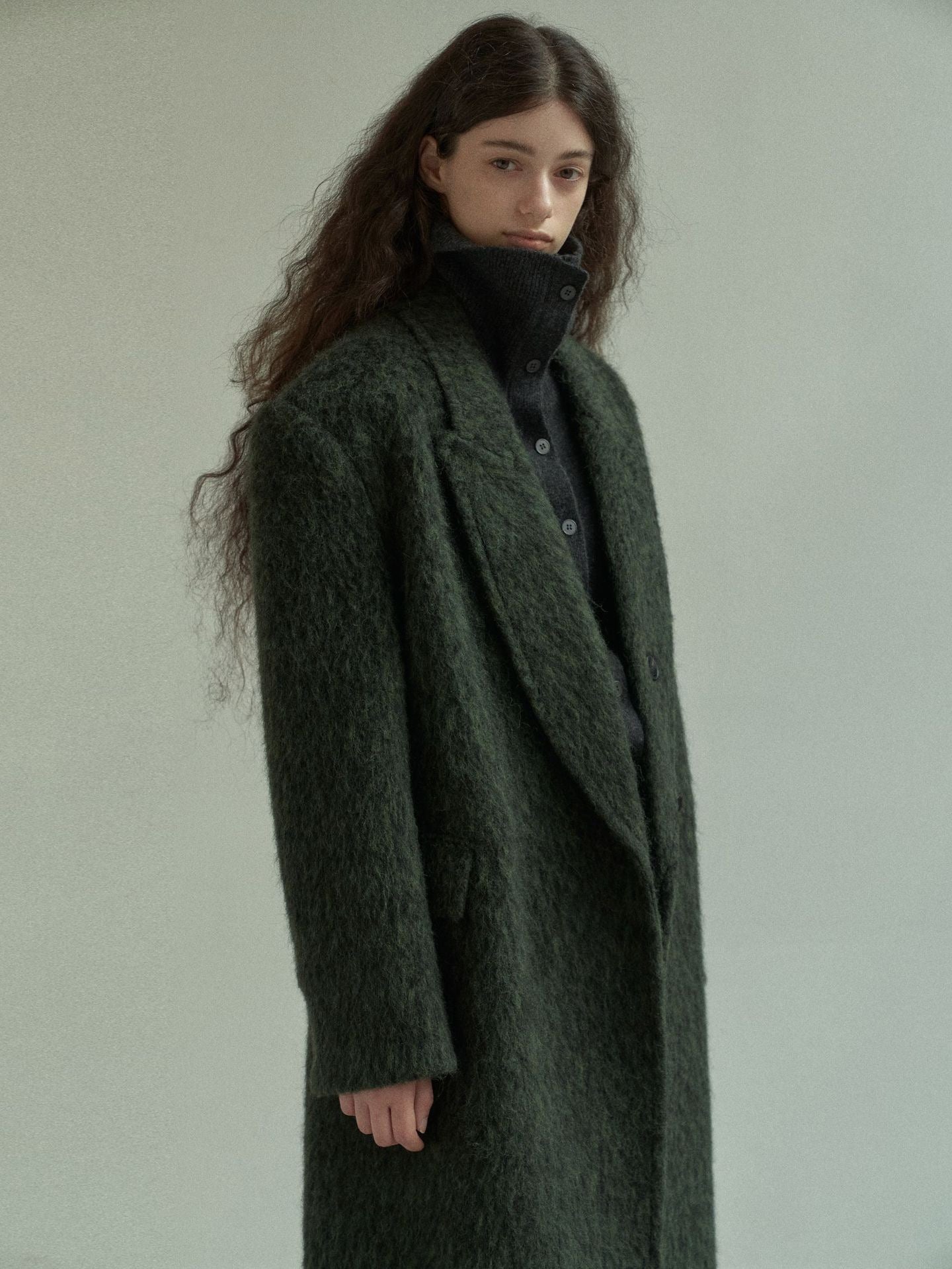 Handmade Lamb Wool Allison Overcoat
