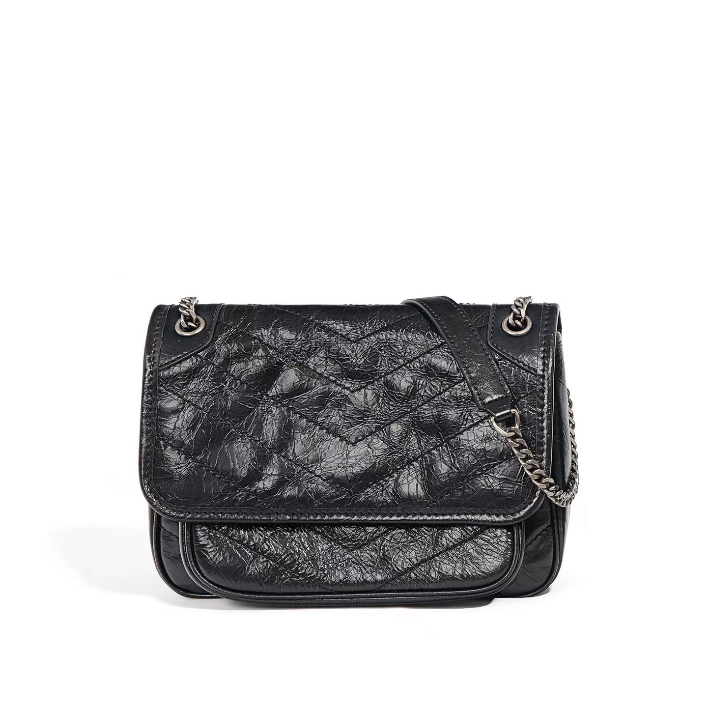 First Layer Cowhide Lennon Shoulder Bag