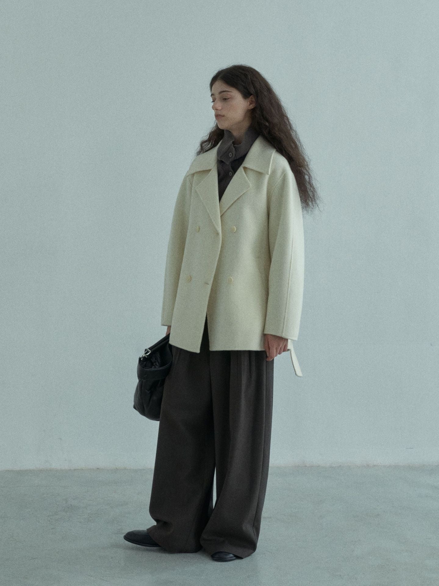 Handmade Lamb Wool Martina Overcoat