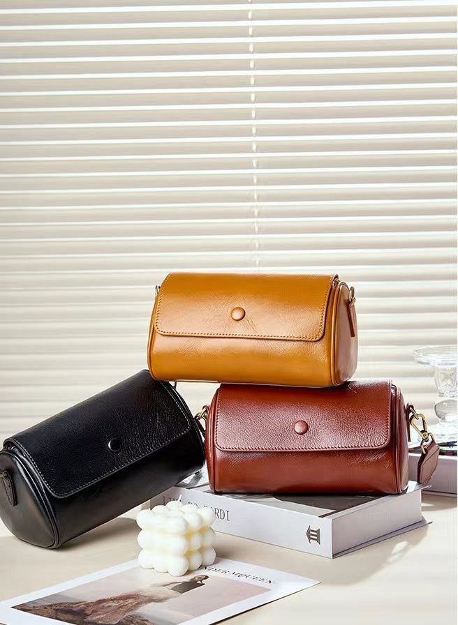 First Layer Cowhide Sigrid Shoulder Bag