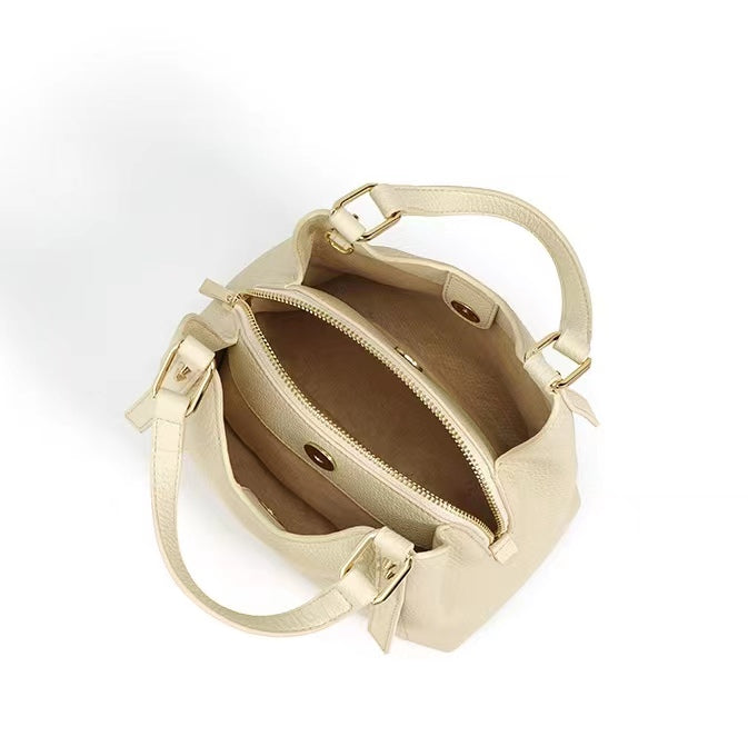 First Layer Cowhide Cora Tote/Shoulder Bag