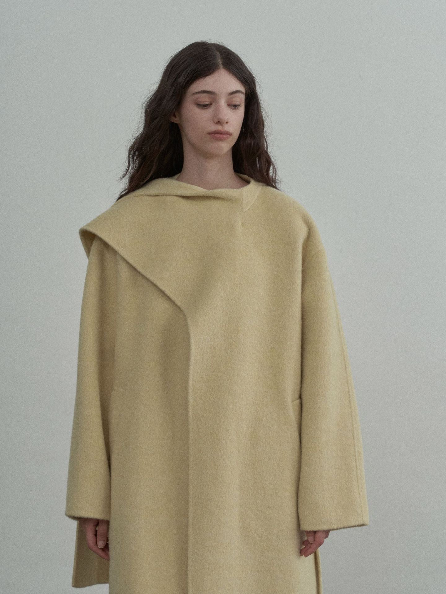 Handmade Lamb Wool Charlotte Overcoat