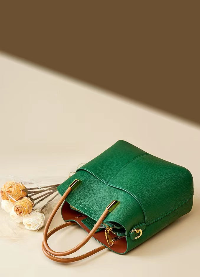 First Layer Cowhide Verna Shoulder/Tote Bag