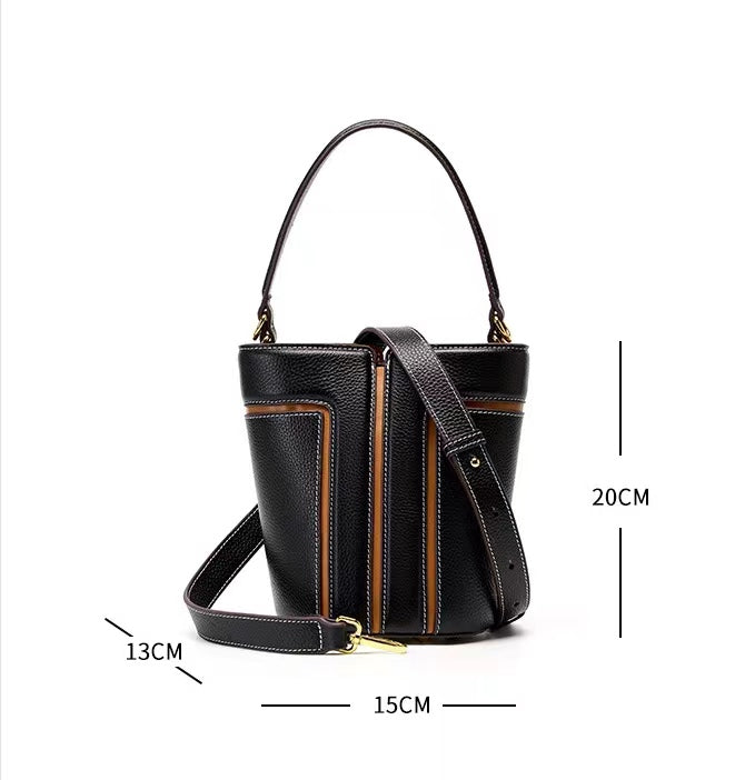 First Layer Cowhide Daphne Shoulder/Tote Bag