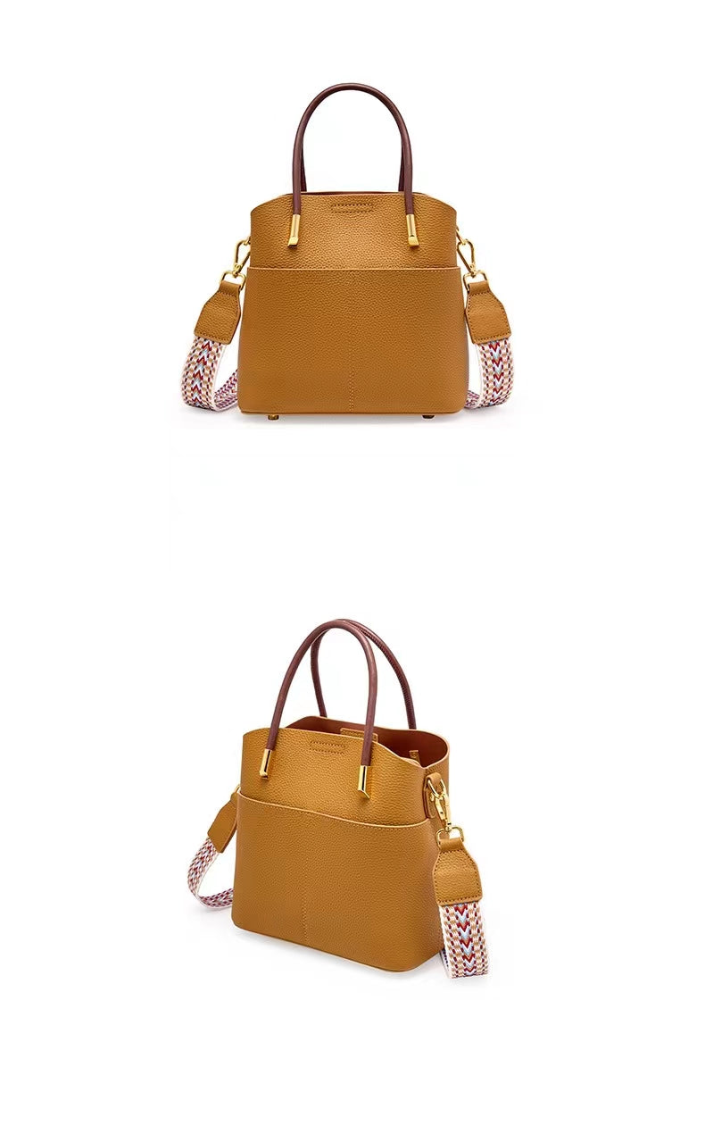 First Layer Cowhide Verna Shoulder/Tote Bag