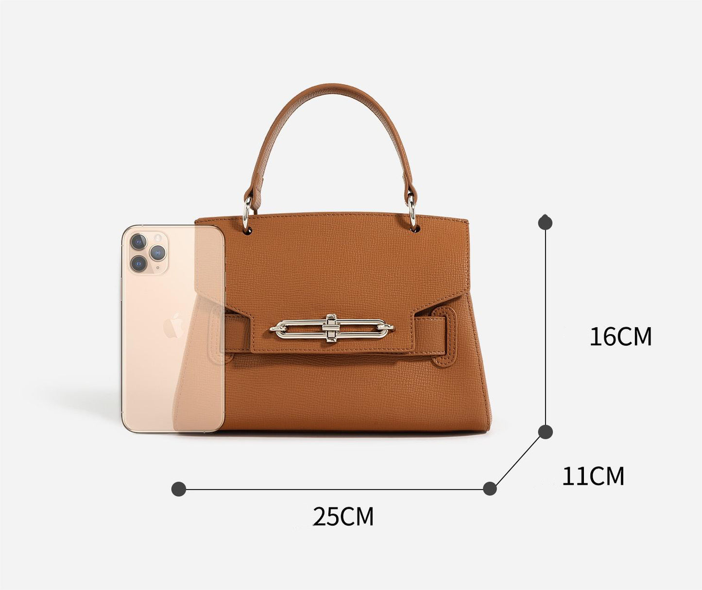 First Layer Cowhide Large Calypso Bag