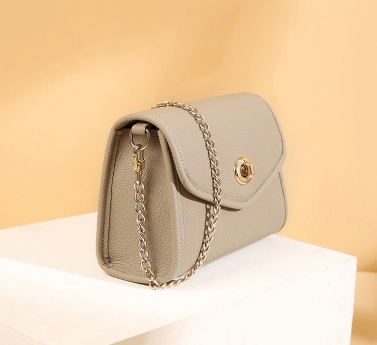 First Layer Cowhide Fawn Shoulder/Tote Bag