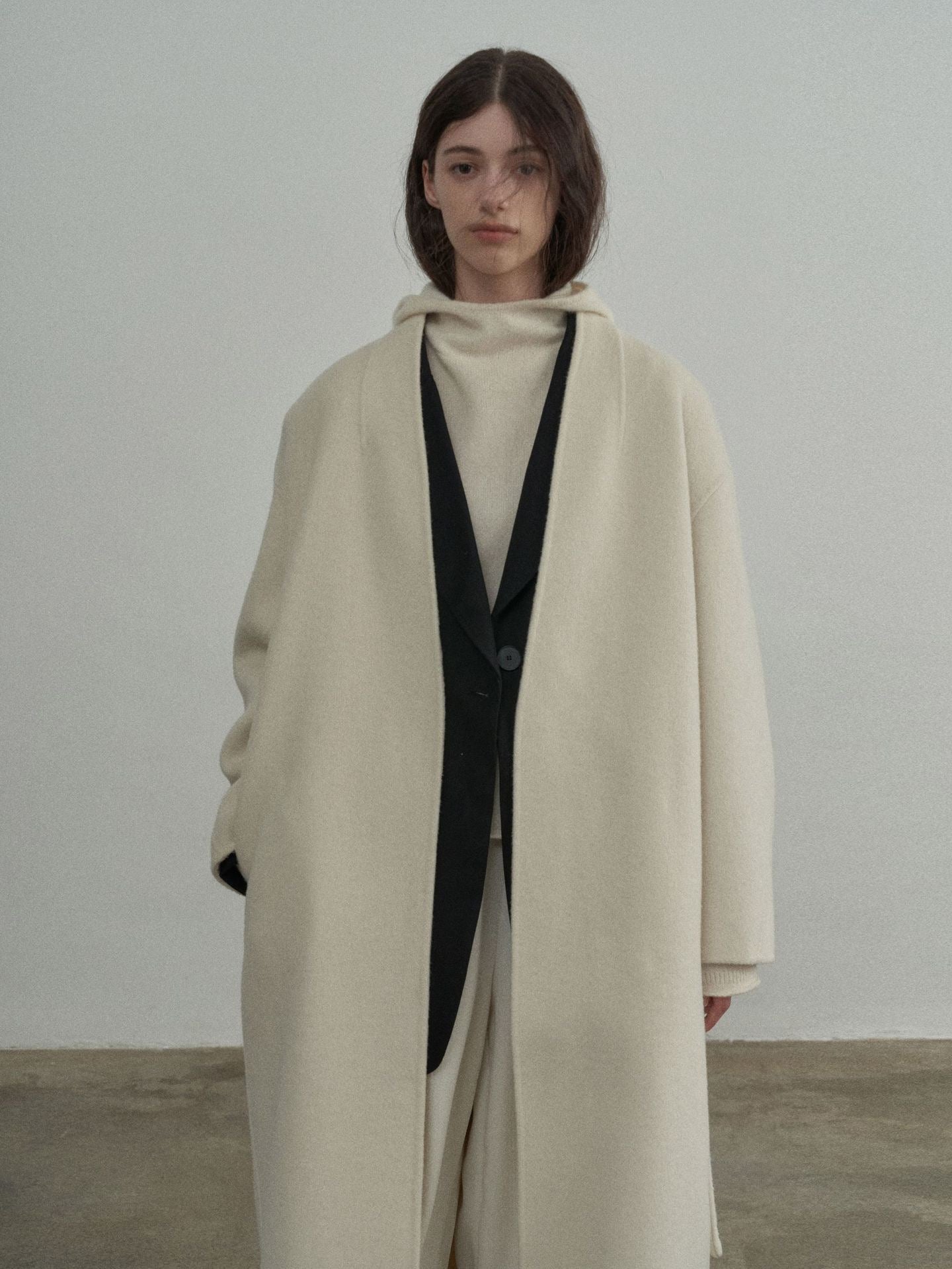 Handmade Lamb Wool Carmen Overcoat