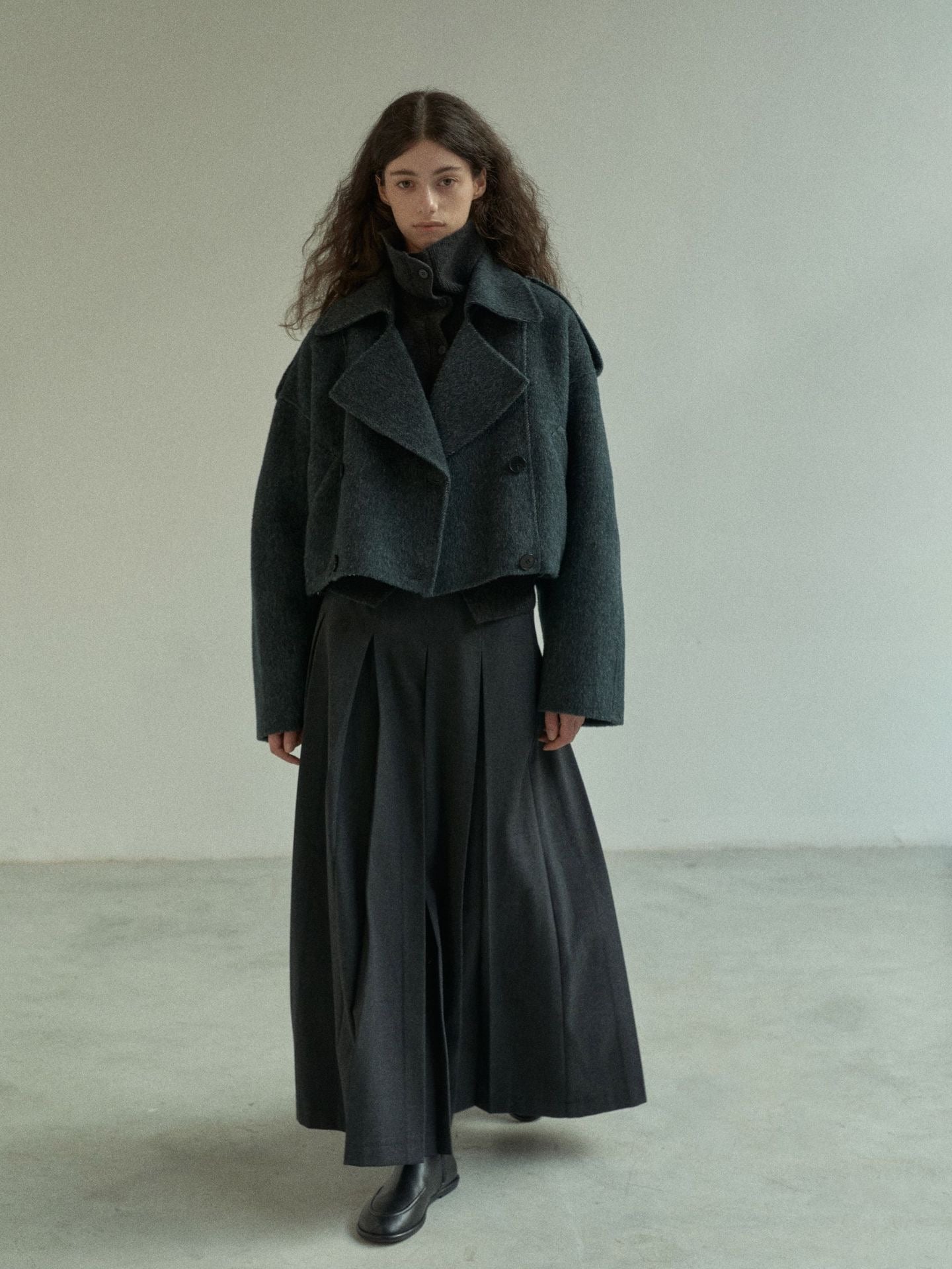 Handmade Lamb Wool Isabella Overcoat