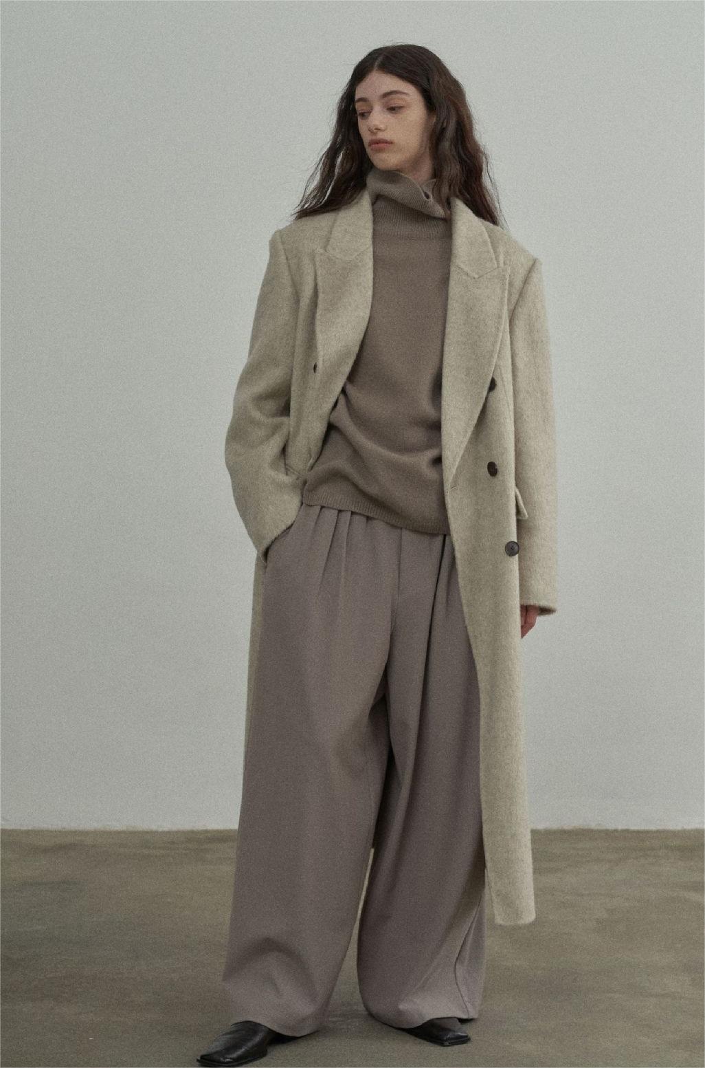 Handmade Lamb Wool Alice Overcoat