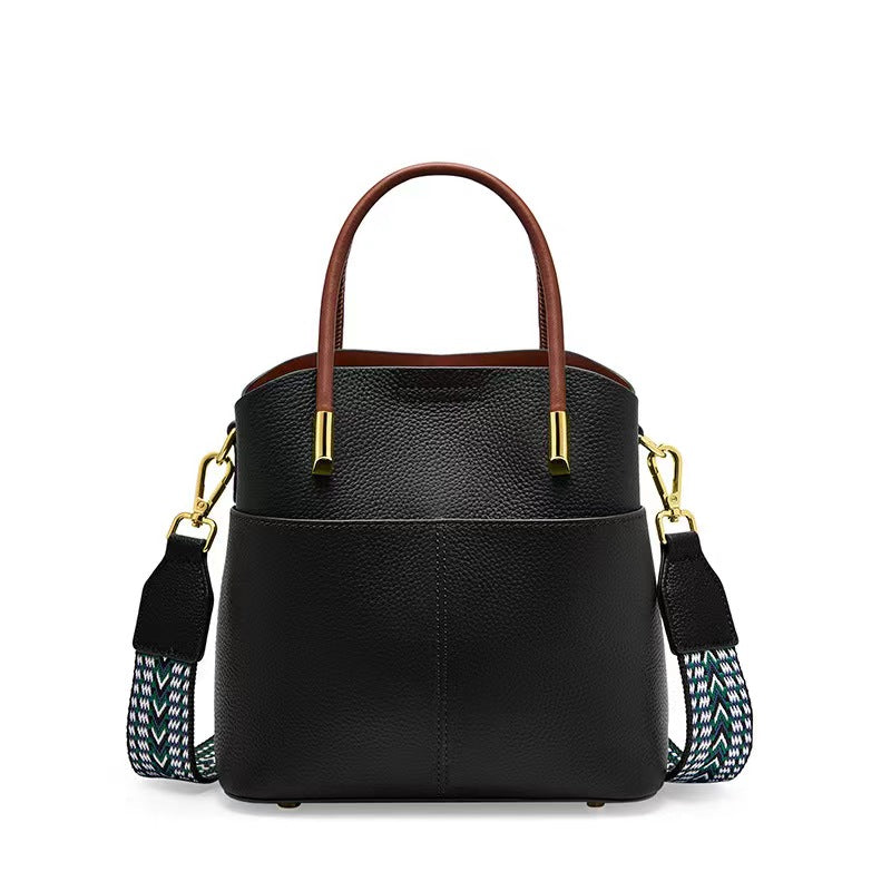 First Layer Cowhide Verna Shoulder/Tote Bag