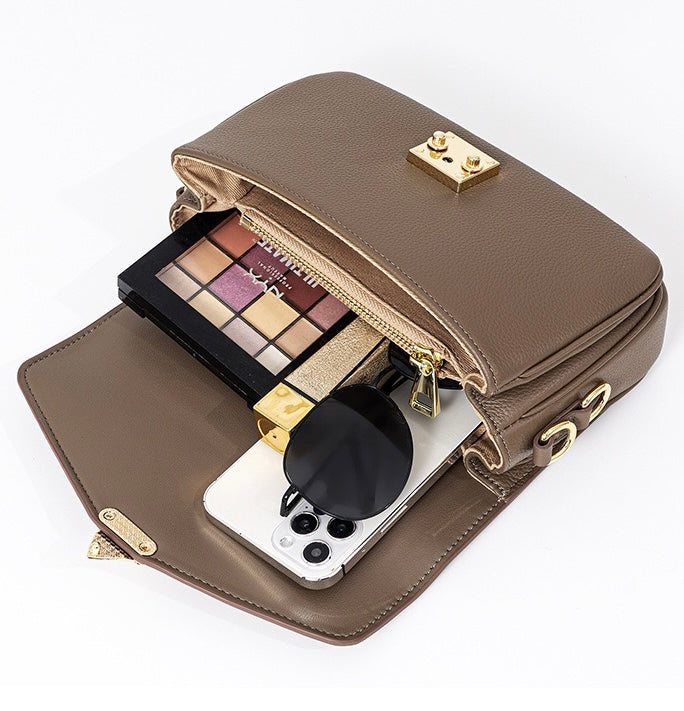 First Layer Cowhide Mirabelle Shoulder/Tote Bag