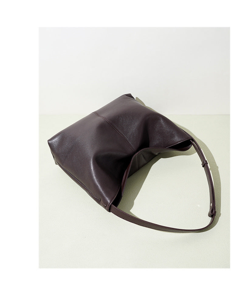 Soft Sheep Leather Shoulder - Mocha