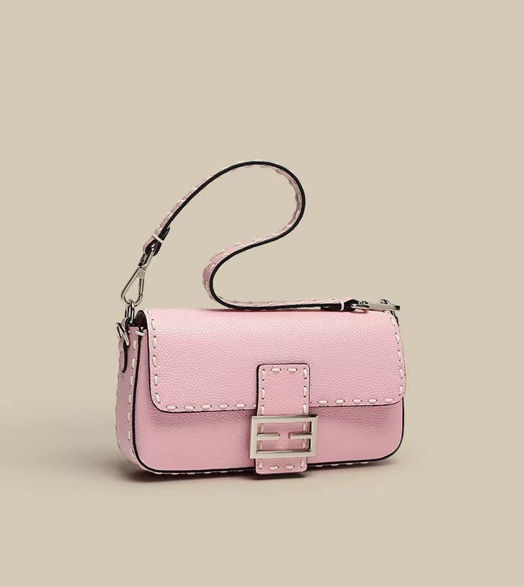 First Layer Cowhide Paris Shoulder/Tote Bag