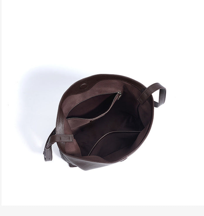 Soft Sheep Leather Shoulder - Mocha