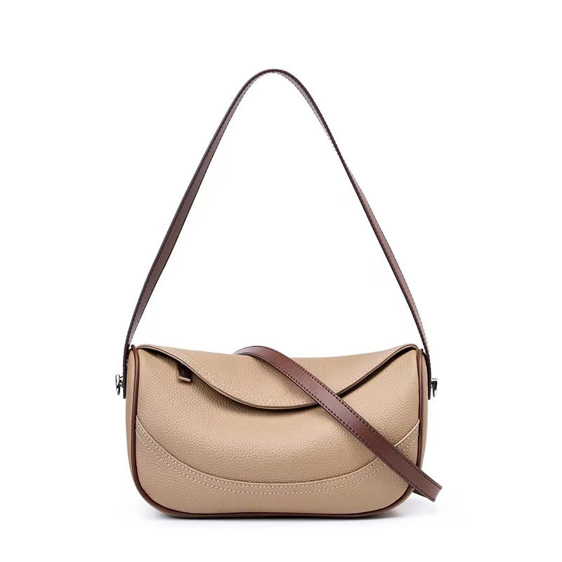 First Layer Cowhide Zanna Shoulder Bag