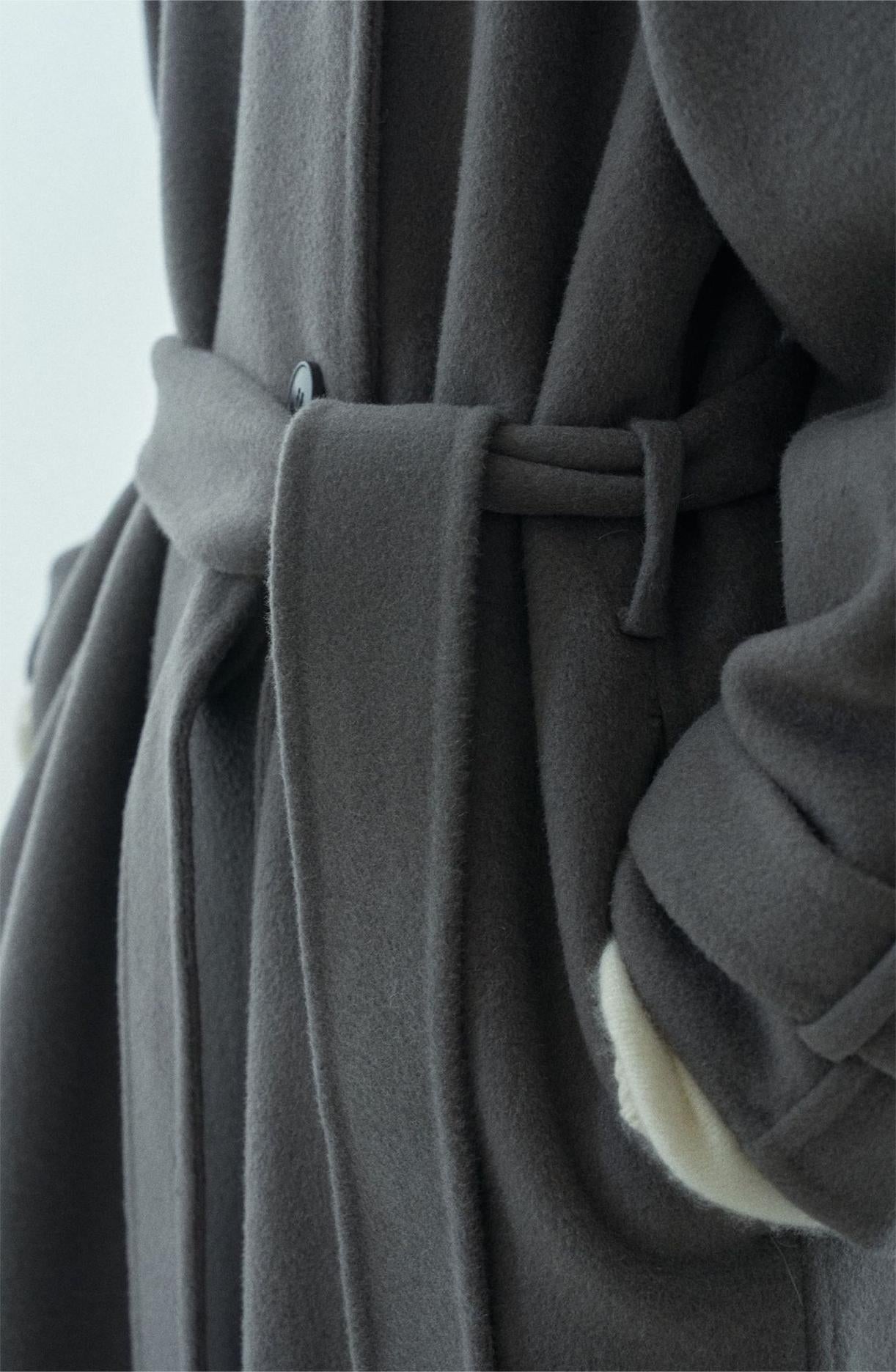 Handmade Lamb Wool Valentina Overcoat