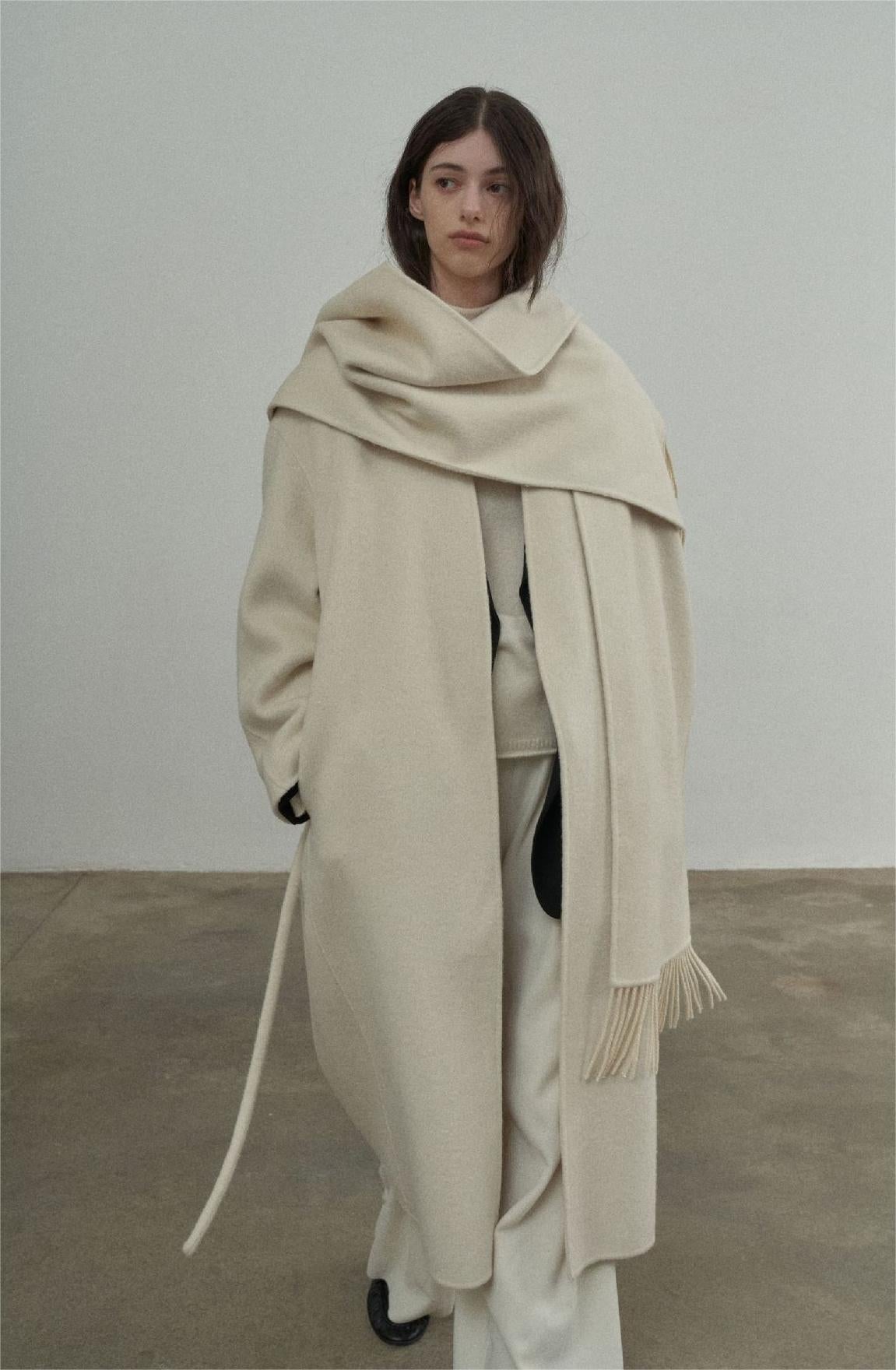 Handmade Lamb Wool Carmen Overcoat