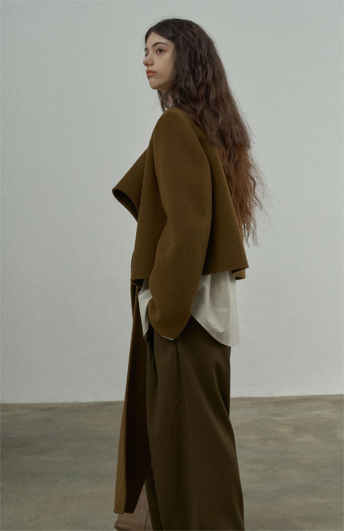 Handmade Lamb Wool Candice Overcoat