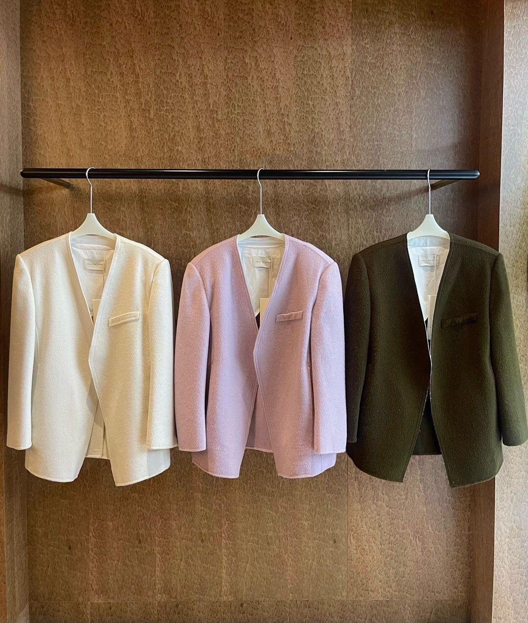 Handmade Lamb Wool Beata Overcoat