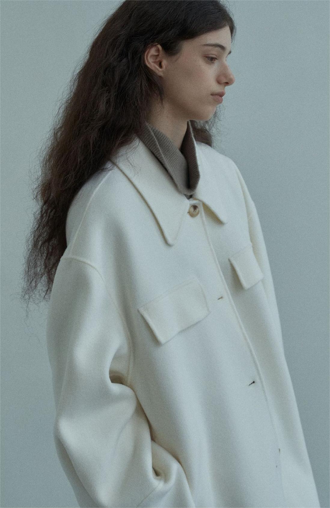 Handmade Lamb Wool Sofía Overcoat