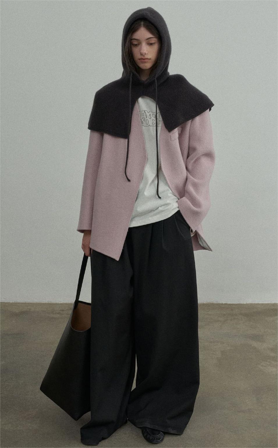 Handmade Lamb Wool Beata Overcoat