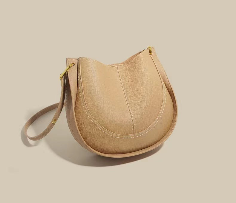 First Layer Cowhide Opal Shoulder Bag
