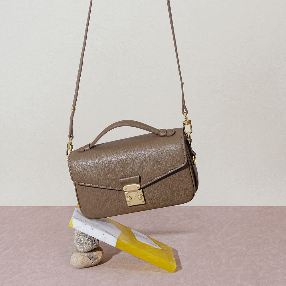 First Layer Cowhide Mirabelle Shoulder/Tote Bag
