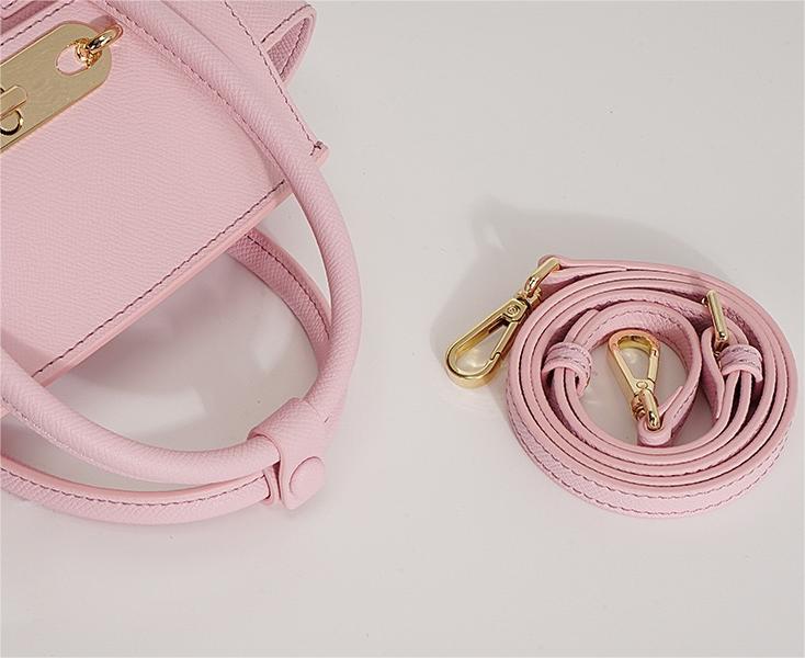 First Layer Cowhide Sini Tote Box Bag