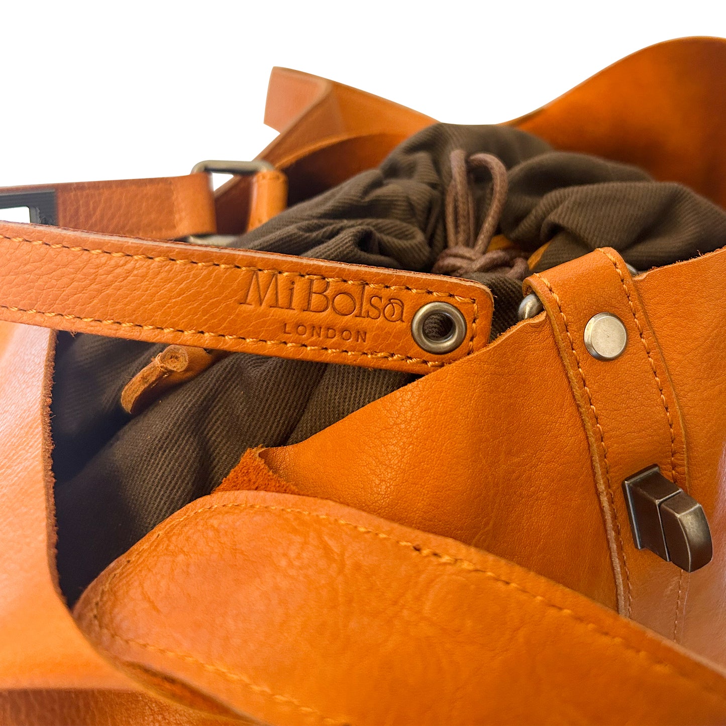 Genuine Vegetable Tanned Leather Yara Tote Bag