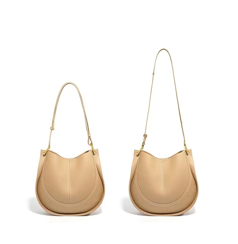 First Layer Cowhide Opal Shoulder Bag