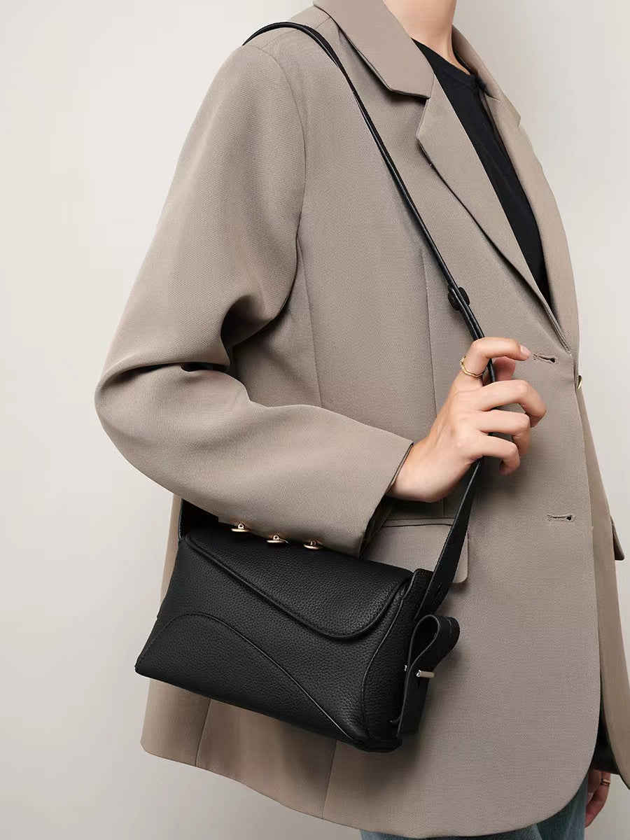 First Layer Cowhide Beryl Shoulder/Crossbody Bag