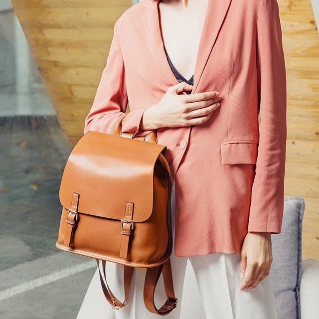 Calf Leather Stanford Backpack