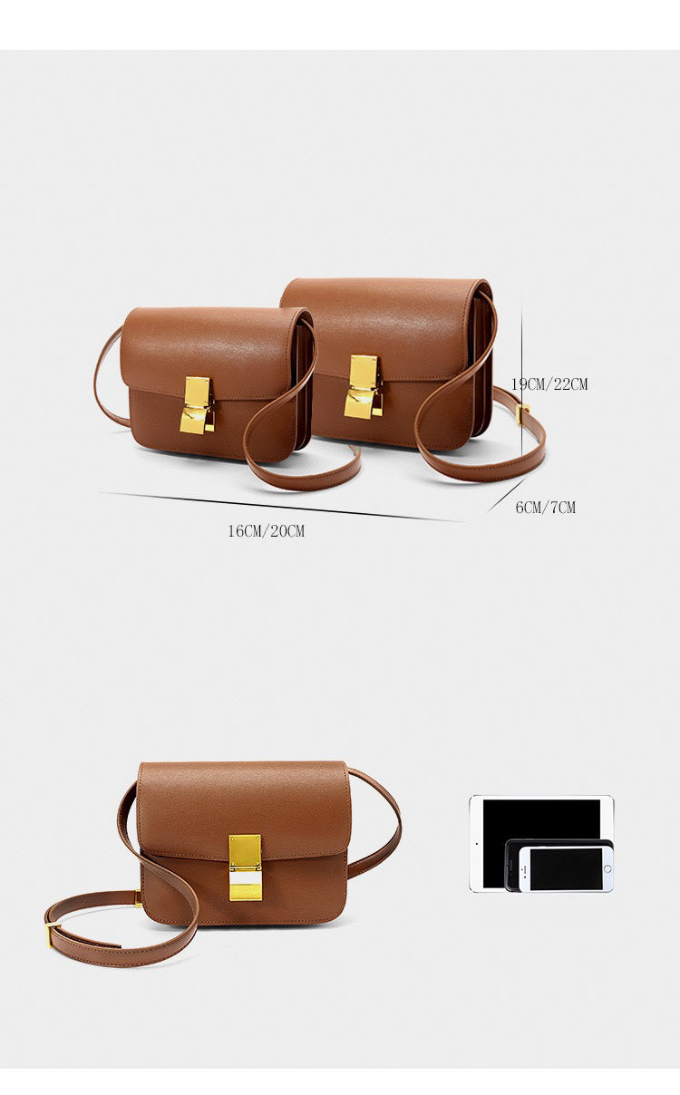 小牛皮 Quinn 斜背包