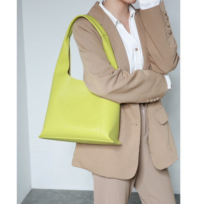 Calf Leather Mya Shoulder/Tote Bag