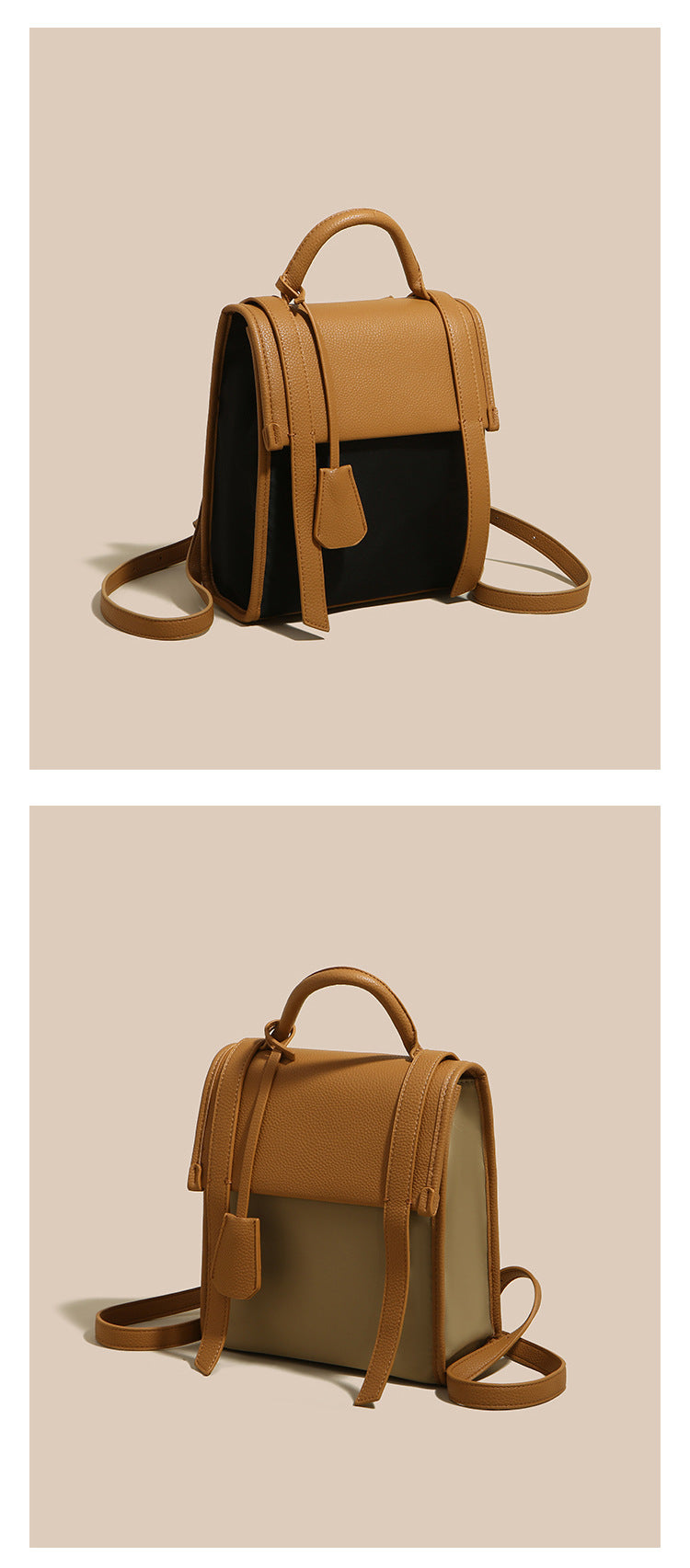 Calf Leather Jade Backpack