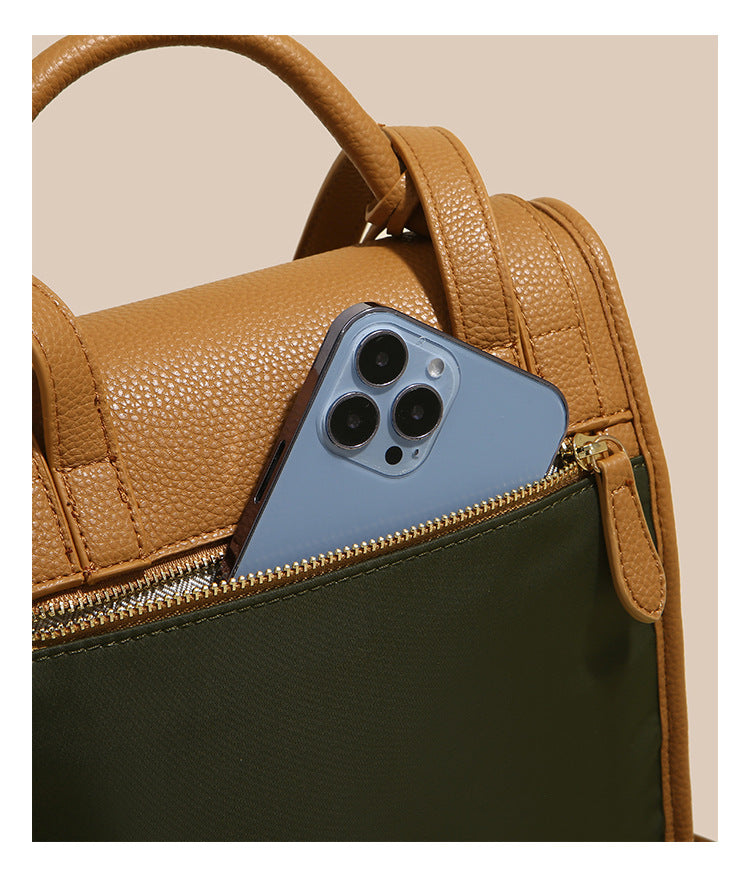 Calf Leather Jade Backpack