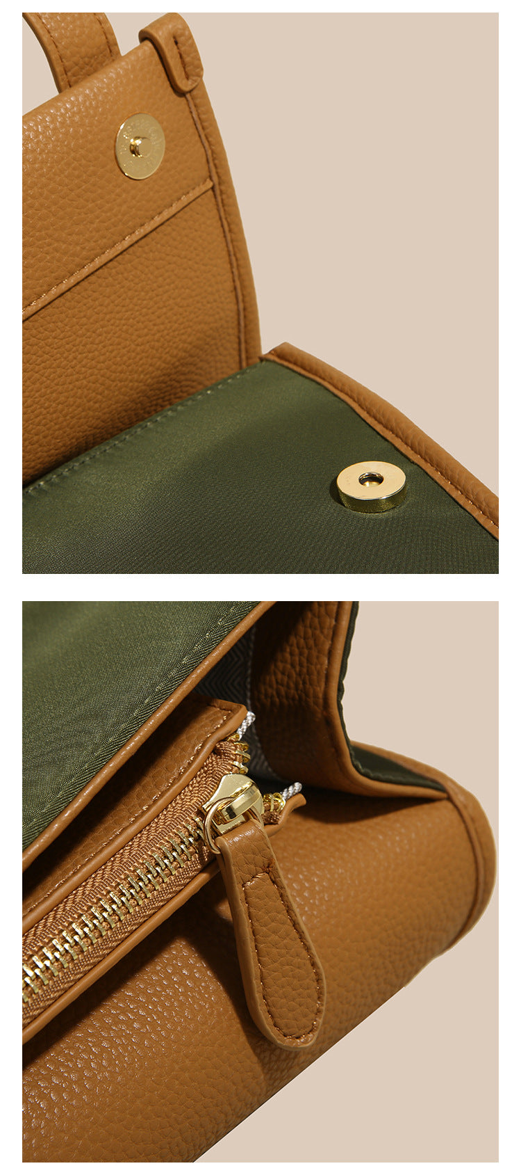 Calf Leather Jade Backpack